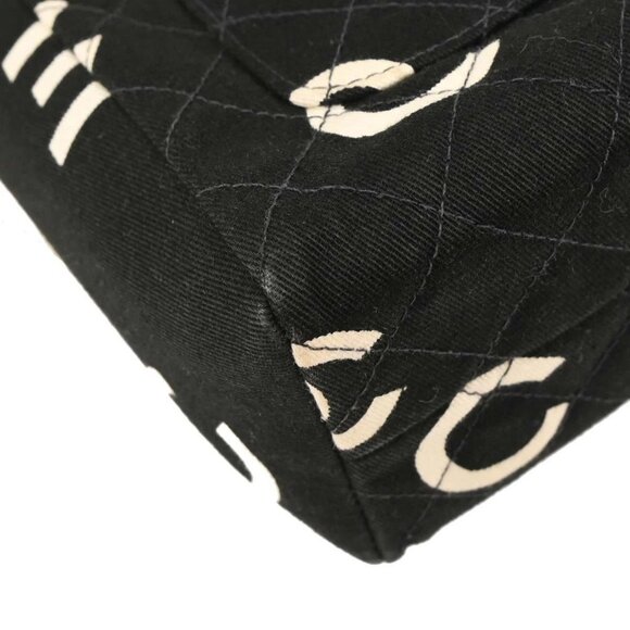 Chanel Black Canvas Handbag 125298 - Picture 3 of 10